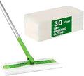30Pcs Disposable Dry Mop Pads for Sweeping,Flat Woven Anti-Static Cleaning Cloths Microfiber Duster Mop Pads Refills for Cleaning Hardwood Floor Dust and Pet Hair, Disposable