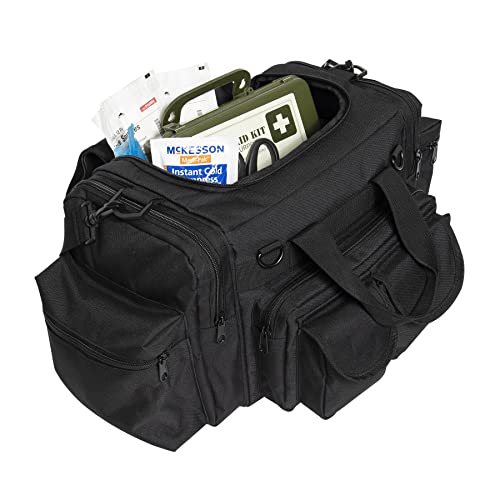 EMT Bag Emergency Response Gear Storage Bag, Black - view 6