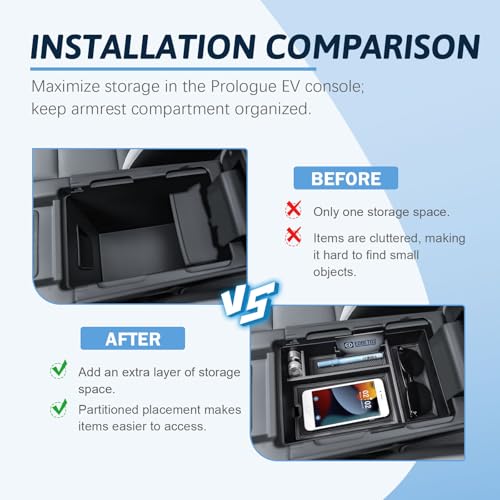 Center Console Organizer for 2024 2025 2026 Honda Prologue EV/Acura ZDX - view 3