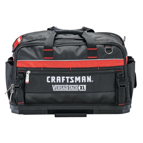 VERSASTACK XL Tool Bag, 22.5”, Durable Polyester, Black and Red (CMST21450) - view 6