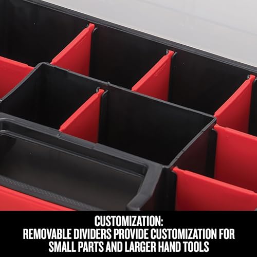 10-Compartment Small Tool Storage Organizer, Plastic (CMST14021) - view 3