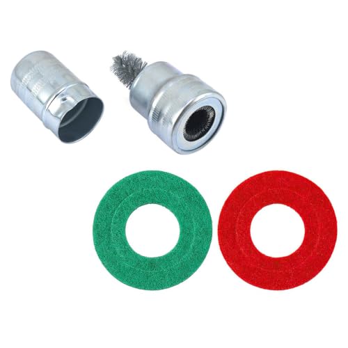 Car Battery Terminal Cleaning Brush with 2Pcs Fiber Washers