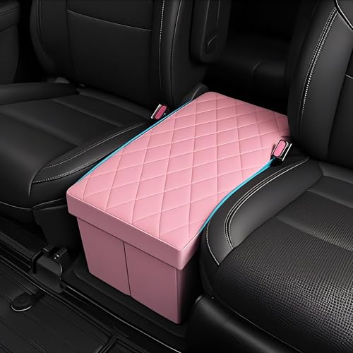 Seat Aisle Storage Box for Ford Explorer 6-Passenger Models (Pink)
