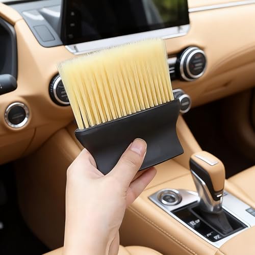 2PCS Car Detailing Brush Set, Car Interior Brush, Automotive Interior Dusting Brush, Car Interior Cleaning Brush, Car Cleaning Brushes Duster, Dusting Tool for Automotive - view 4