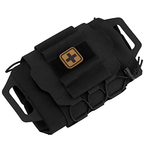 Rapid/Quick Deploy First Aid Kit Pack Tactical IFAK Pouch Two-Piece System Med Roll Carrier Hypalon Handle Outdoor Sport Hunting Bag - view 4