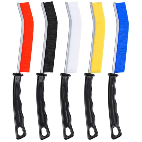 5 Pack Crevice Cleaning Brush, Hard Bristle Gap Cleaner for Home