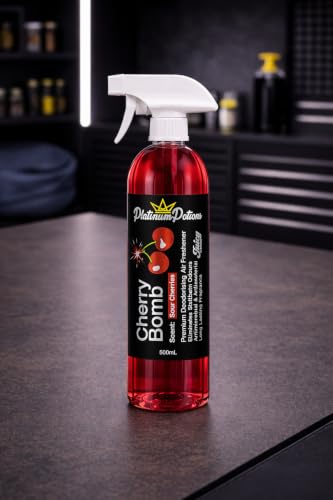Water-Based Car Air Freshener Spray | Luxury Automotive Deodorizer | Mold-Resistant Formula | Eliminates Odors and Refreshes Vehicle Interior | 17 fl oz | Cherry Bomb - view 2