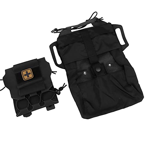 Rapid/Quick Deploy First Aid Kit Pack Tactical IFAK Pouch Two-Piece System Med Roll Carrier Hypalon Handle Outdoor Sport Hunting Bag - view 2