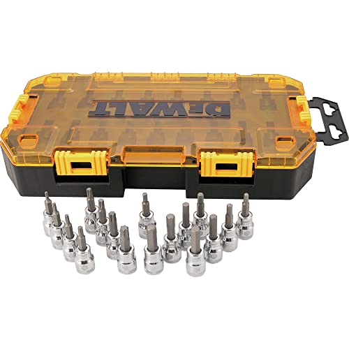 Drive Bit Socket Set, 3/8" Drive, SAE/Metric, 17-Piece (DWMT73806)
