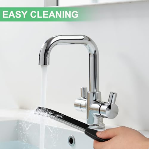 Crevice Cleaning Brush Hard Bristled, Grout Cleaner Brush, Multifunctional Thin Gap Scrub Brush, Bathroom Cleaner Tools for Household Use, Kitchen, Window, Toilet, Grout, Faucets(3PCS Frtosted White) - view 4