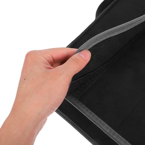 Foldable Felt Car Trunk Organizer with Strong Strap Portable Storage Bag for Groceries Cleaning Supplies and Sports Equipment 19.68In X 6.10In X 9.84In - view 5