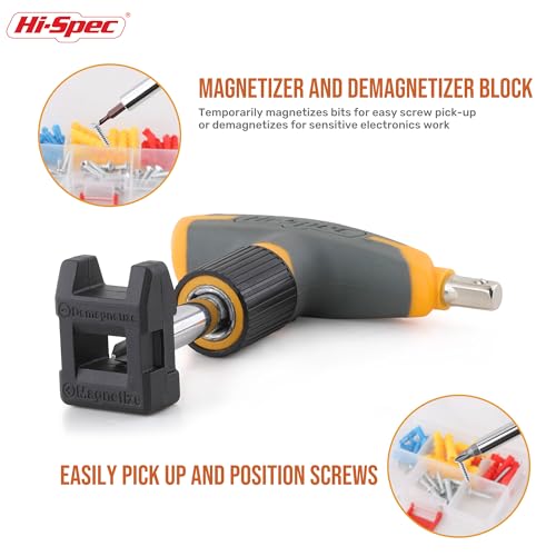 Magnetic T-Handle Ratchet Wrench and Screwdriver Set with Toolbox - view 5