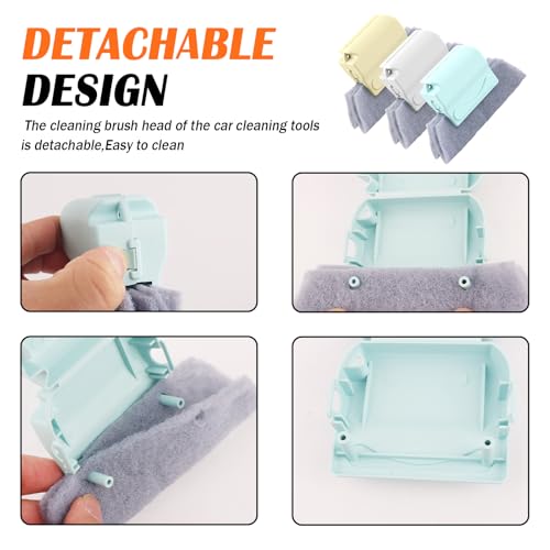 3PCS 2026 Upgraded Car Window Track Cleaner Kit,Hand-Held Window Track Cleaning Tools Kit for Windows Tracks,Narrow Gaps,Portable Windows Sill Cleaner Tool for Most Vehicles - view 5