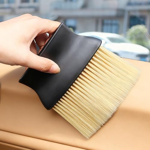 2PCS Car Detailing Brush Set, Car Interior Brush, Automotive Interior Dusting Brush, Car Interior Cleaning Brush, Car Cleaning Brushes Duster, Dusting Tool for Automotive - view 6