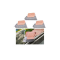 3PCS Car Magic Window Track Cleaner, Vehicle Window Groove Cleaning Brush Tools Set with Handheld, Automotive Air Conditioner Vents Narrow Gaps Clean Brush, ​Universal Fit (Pink)