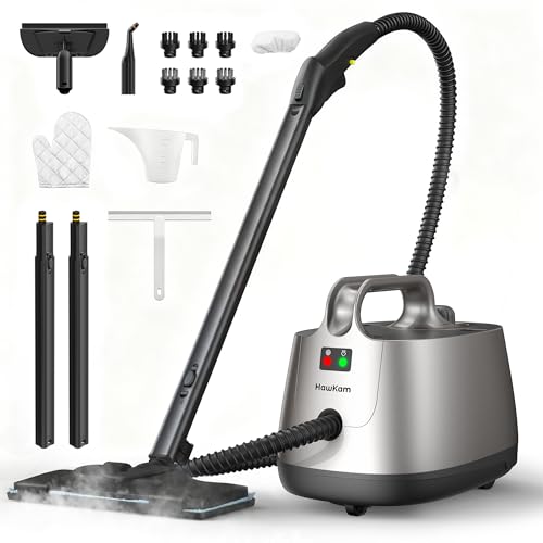 Handheld Steam Cleaner 60PSI 293°F, 21 Accessories for Home Car