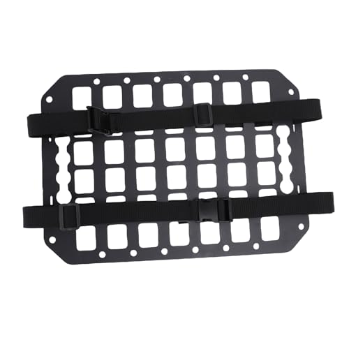 Car Seat Back Molle Panel Organizer Aluminum Modular Storage Panel Compatible with L Track Systems for Truck SUV RV Van Interior Organization 14 x 10 x 0.08 Inches - view 7