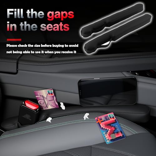 2026 Latest 2PCS Upgraded Car Seat Gap Filler with Fixing Ring,Elastic Car Gap Filler to Avoid Dropping Cell Phones/Keys,Essential Cars Gaps Seat Fillers Cars Accessories - view 7
