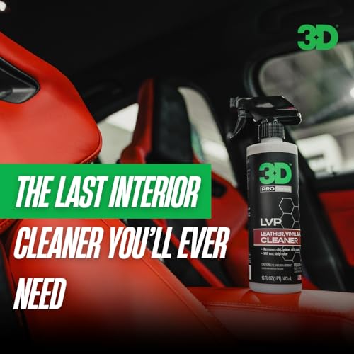 LVP Interior Cleaner - Removes Dirt, Grime, Grease, Oil & Stains from Leather, Vinyl & Plastic - Great for Seats, Steering Wheels, Door Panels, Dashboards - Car, Office, Home Use 16oz. - view 2