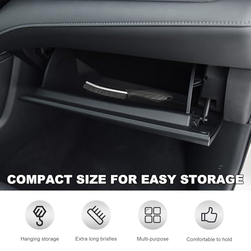 3 PCS Crevice Cleaning Brush, Hard Bristle Car Seat Gap Brushes for Deep Cleaning, Multifunctional Scrub Brush Essential Supplies for Vehicle Window Kitchen Bathroom - view 6