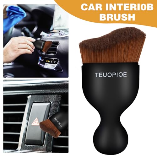 Car Detailing Brush for Interior Dusting and Air Vents,Bronze - view 5