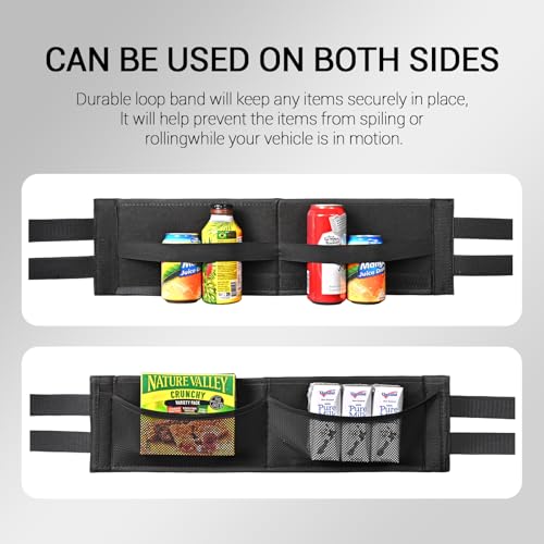 1PCS Car Rear Trunk Organizer Side Divider Board Console Storage Divider Waterproof Easy To Install Trunk Storage Organizer Side for Car, SUV,[Black] - view 4