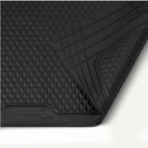 Cargo Liner Floor Mat, All Weather Trunk Protection, Trimmable to Fit, Black - view 4