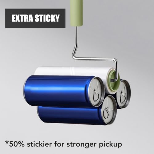 Extra Sticky Large Surface Lint Roller, 6.3''Wide Roller for Pet Hair - view 4