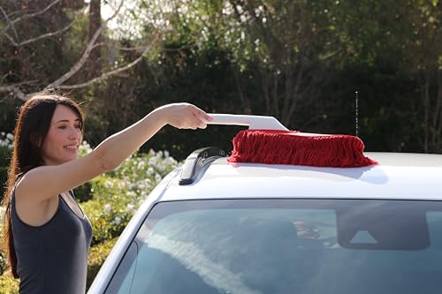Plastic Handle Duster with Red Cotton Mop 73554 Quickly and Safely Removes Light Daily Dust - view 3
