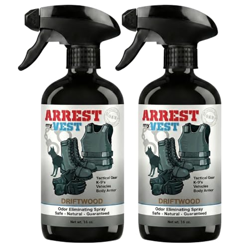 Odor Eliminator Spray for Body Armor, Driftwood 2 Pack 16 oz