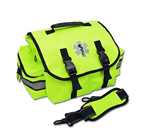 Lightning X Small First Responder EMT EMS Trauma Bag Stocked First Aid Fill Kit B (Fluorescent Yellow) - view 2