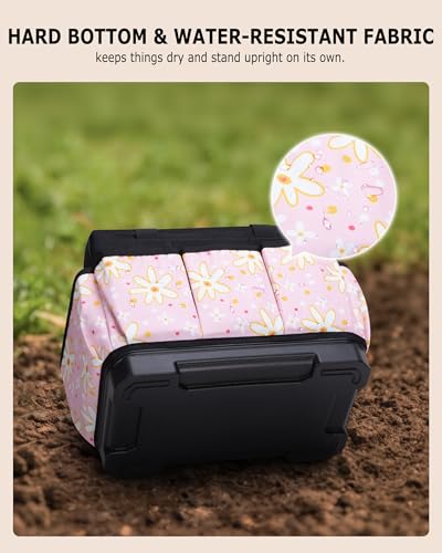 Garden Tool Bag with Hard Bottom, Garden Tote with Shoulder Strap - view 2