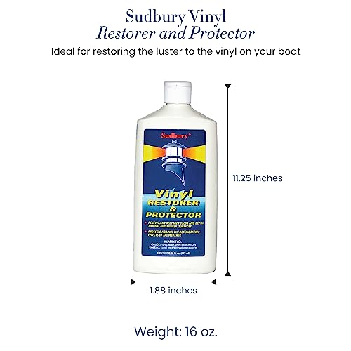 Vinyl Restorer and Protector, Boat Vinyl Cleaner, Marine Vinyl Restorer, Essential Boat Accessories, 16 oz - view 2