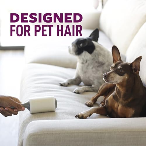 Pet Hair Extra Sticky Lint Roller,200 Sheets Total, 2 Pack - view 3