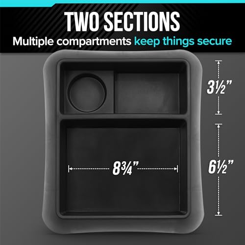 Heavy Duty Storage Organizer for Vehicle Trunk, Garage, Under Sink Organizer, Recycled Plastic, Made in USA (Black) - view 5