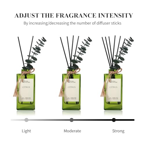 Citrus Reed Diffuser, 5.07oz(150ml) Fruit Essential Oils - view 4