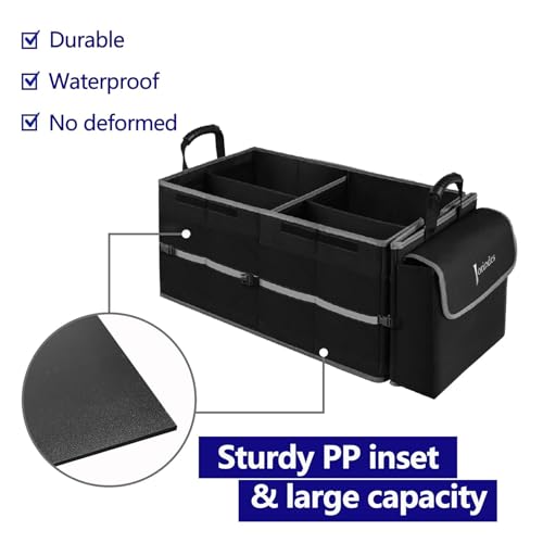 Collapsible Trunk Organizer and Storage for Car with Leak proof Cooler Bag - view 4