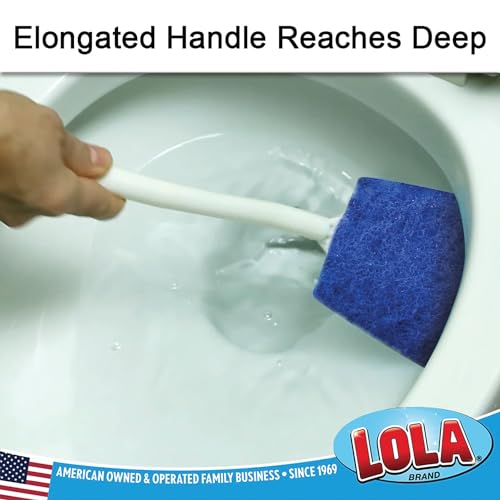 Bath & Toilet Bowl Scrubber Brush w/Comfort Handle & Hang Hole- 2 Pack - view 2