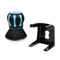 Car Detailing Brush, Ultra-soft Microfiber Bristles Brush with Storage Rack, Non-slip Ball-shaped Handle Cleaning Tool, Interior Gap Cleaner for Car & Home & Office (Blue)