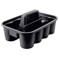 Deluxe Carry Caddy, Holds 8 Bottles, Black