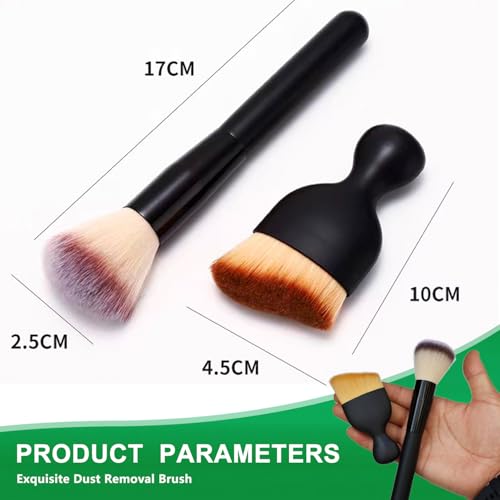 3 Pack Microfiber Duster, Small Dust Brushes, Feather Duster, Soft Fibers, Efficient Dust Removal, Cleaning Tool Perfect for Computers, Keyboards, Car Interior, Photo Frames, Digital Devices - view 2