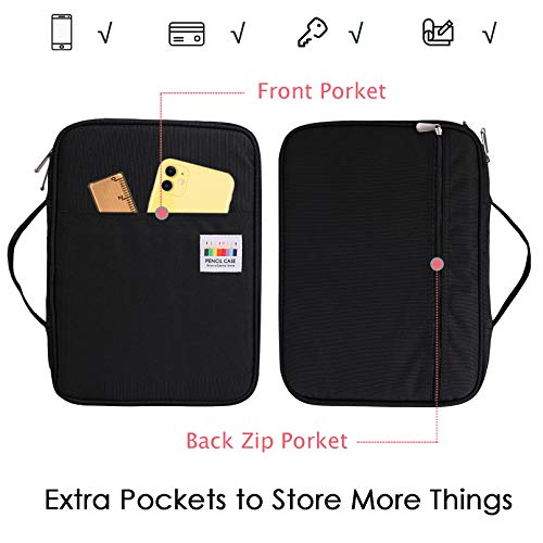 220 Slots Colored Pencil Case Large Capacity Pen Holder - view 4