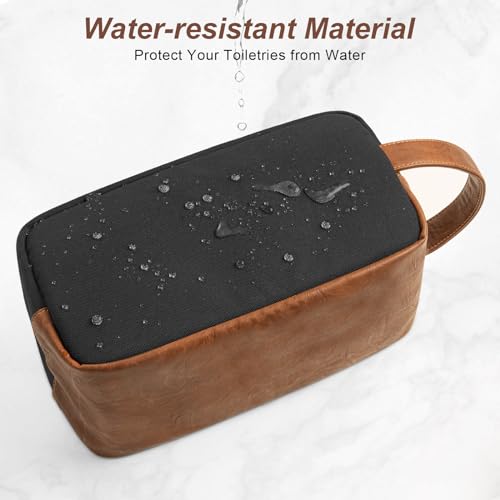 Travel Toiletry Bag for Men, Black, Medium - view 5