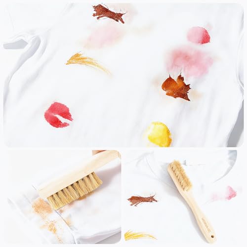 3Pcs Small Wood Laundry Stain Brush Set, Boar Bristles, Wooden Handle - view 5