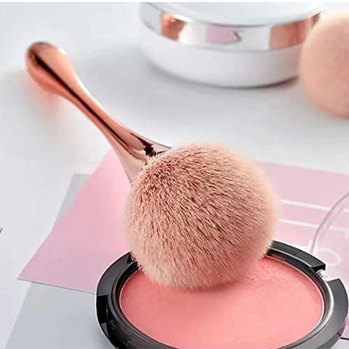 2 Pcs Nail Brushes for Cleaning Dust, Dip Powder Brush Duster Nail Art Brushs Manicure Brush Clean Up Tools for Makeup, Blush Nails Supplies - view 4