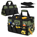 Heavy Duty Tool Bag 15Inch, 16-Pocket Portable Empty Tool Box Organizer