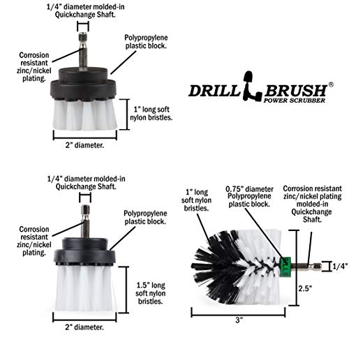 Drill Brush Ultimate Car Wash Kit - Wheel Brush - Car Carpet - Spin Brush - view 5