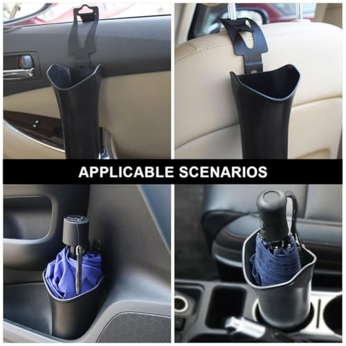 Car Umbrella Holder Plastic Waterproof Bucket with Hook - view 6