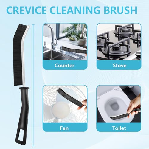 12PCS Crevice Cleaning Brush, Hard Bristle Scrub Brushes Tools - view 2
