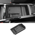 For 2026 2027 Kia K5 Console Organizer: Center Console Insert ABS Black Material Armrest Organizer Tray Secondary Storage Box Compatible with 2021-2027 Kia K5 Accessories